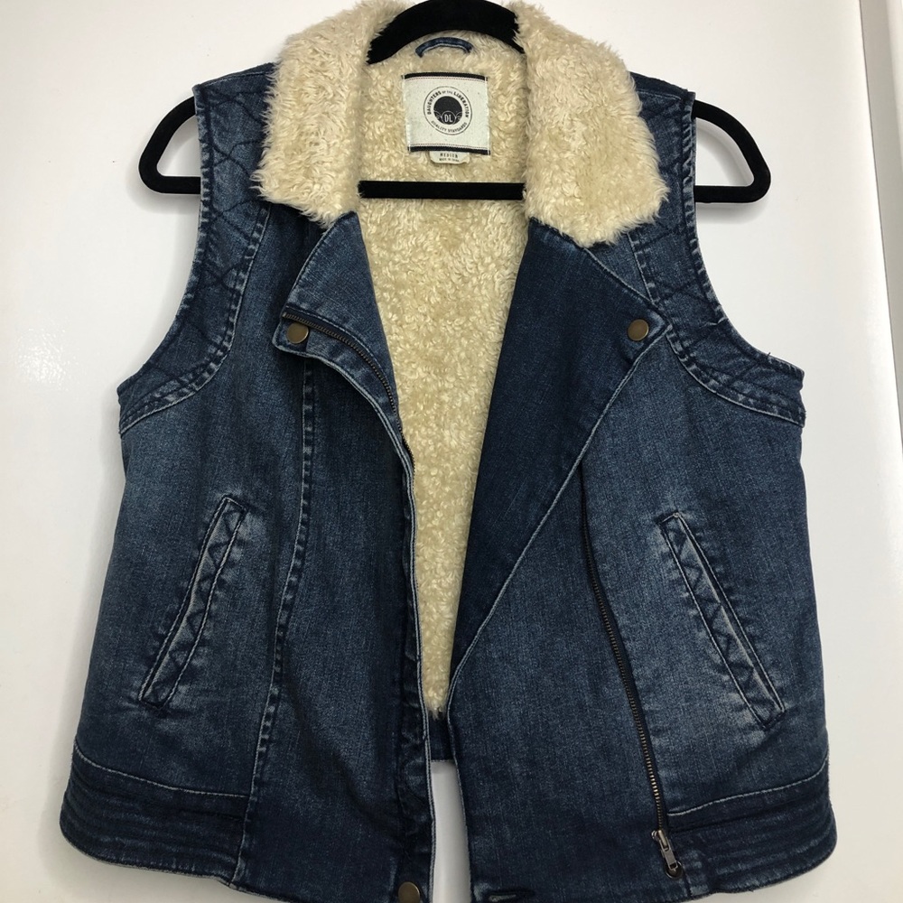 Anthropologie Jean Sherpa Vest - Picture 5 of 6